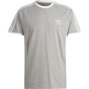 Adidas Men's Adicolor Classic 3-Stripe T-Shirt SS Gray Size S NEW WITH TAGS!
